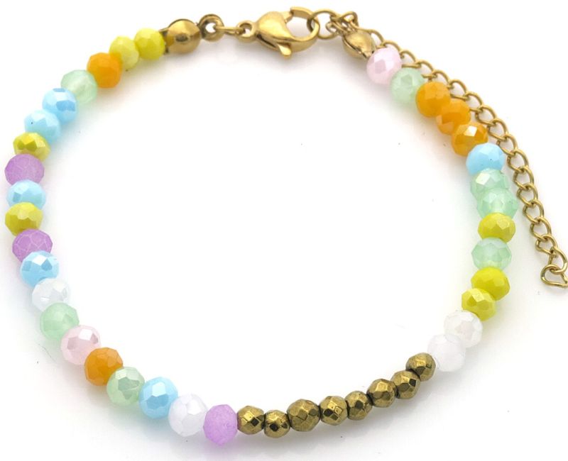 Kralenarmband rainbow