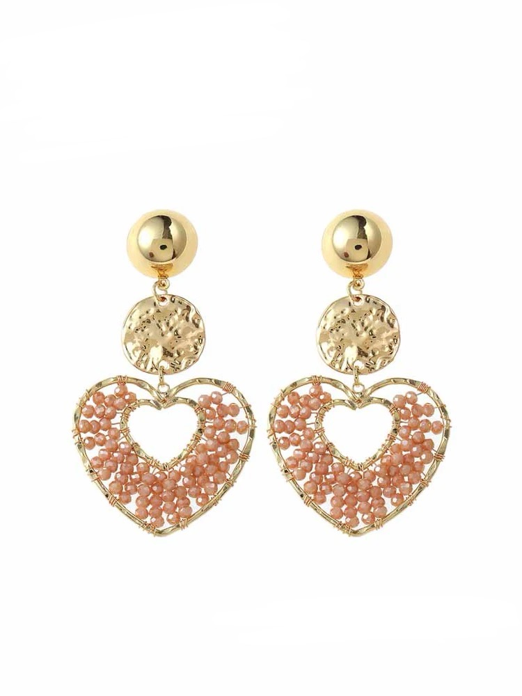 Statement oorbellen hart