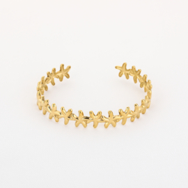 Bangle zeesterren goud