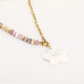 Kralenketting summer bloem