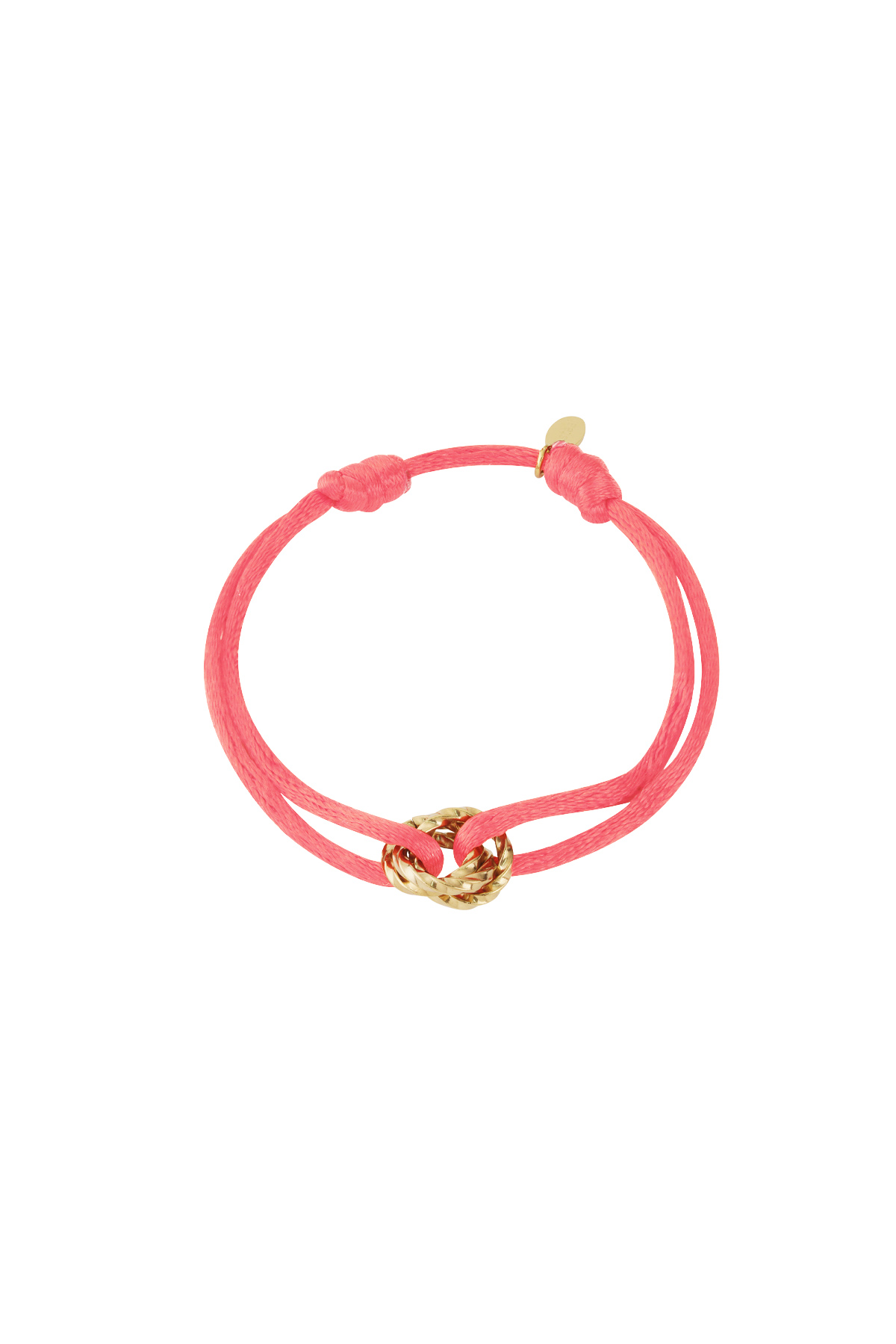 Connected armband touw koraal