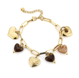 Herfst set van ketting en armband