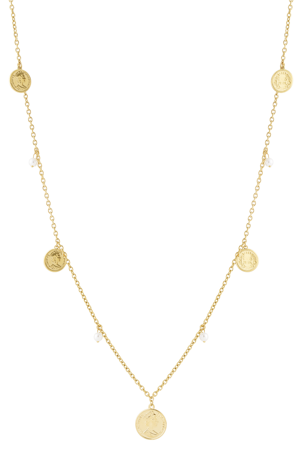 Lange ketting muntjes