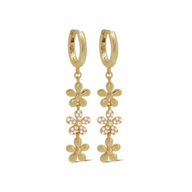 Triple daisies - echt zilver