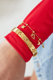 Bangle steentjes en bloemen