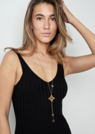 Lange ketting met klavers