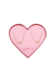 Armbanden set connected hearts moederdag cadeau