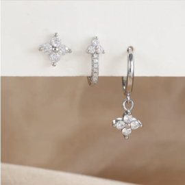 Earcandy set flower - earparty 3 gaatjes