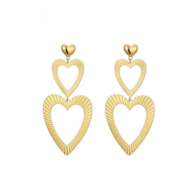 Statement Oorbellen hearts