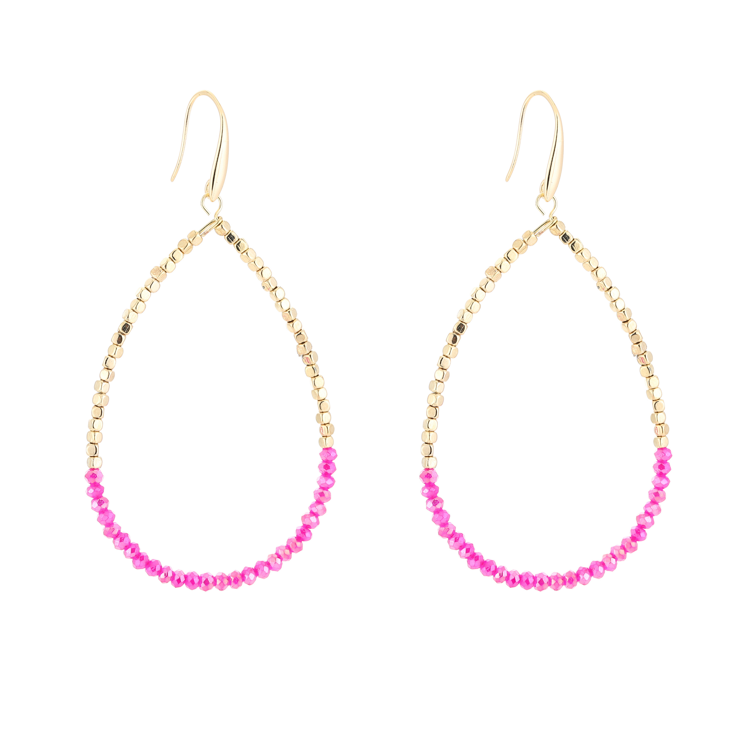 Summer oorbellen roze
