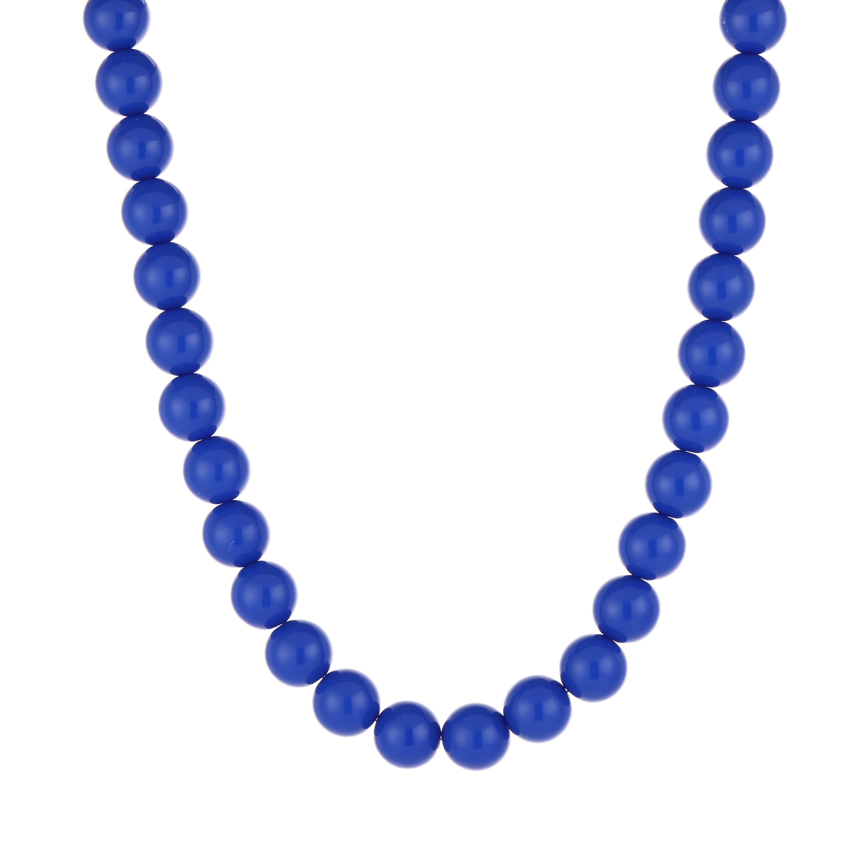 Kralenketting bolletjes kobalt