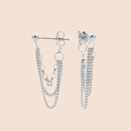 Triple chains - echt zilver