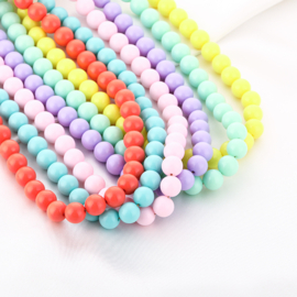 Kralen ketting roze kralen