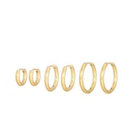 Classic oorbellen set - basic oorringen