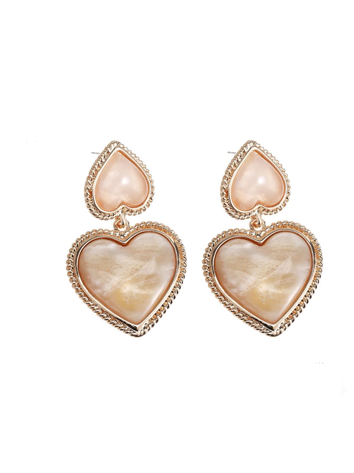 Statement oorbellen hartjes