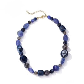 Kralen ketting Blauw