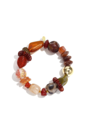 Kralenarmband herfst