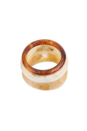 Bangle set beige/bruin kleuren