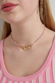 Kralenketting  roze