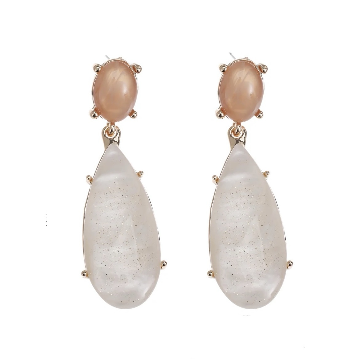 Statement oorbellen pretty stones