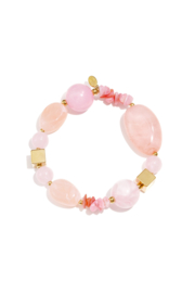 Kralen armband pink