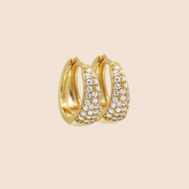 Pretty hoops 12 mm- echt zilver