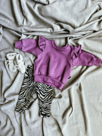 Newborn Legging print zebra