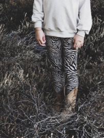 Legging print zebra