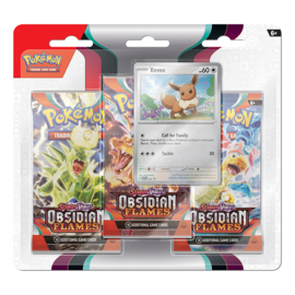 Obsidian Flames 3-Booster Blister (Eevee)