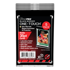 Ultra PRO One-Touch Magnetic Holder Black Border (5 Pack)