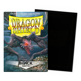 Dragon Shield Standard Matte Sleeves - Black (100)