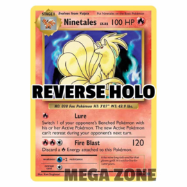 Ninetales - 15/108 - Holo Rare - Reverse Holo