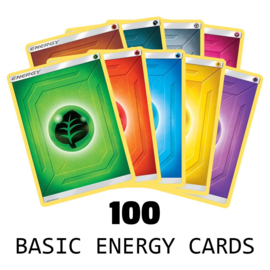 100 Basic Energy Cards - Hidden Fates