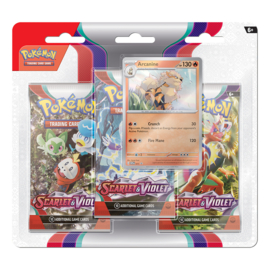 Scarlet & Violet 3-Booster Blister (Arcanine)