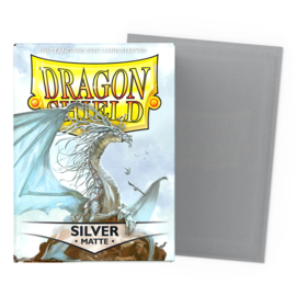 Dragon Shield Standard Matte Sleeves - Silver (100)