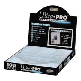 Ultra PRO Platinum 9-Pocket pages (100)