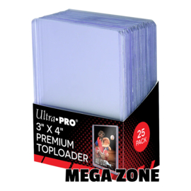 Ultra PRO Premium Toploader Ultra Clear 3" x 4" (25)