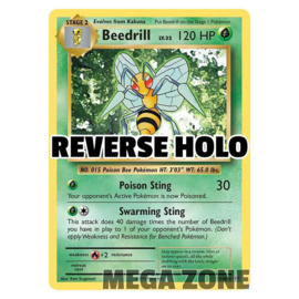 Beedrill - 7/108 - Rare - Reverse Holo