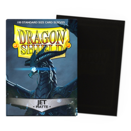 Dragon Shield Standard Matte Sleeves - Jet (100)