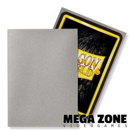 Dragon Shield Standard Matte Sleeves - Silver (100)