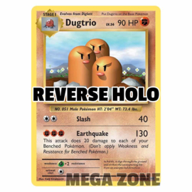 Dugtrio - 56/108 - Rare - Reverse Holo