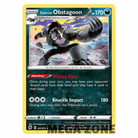 Galarian Obstagoon - 037/073 - Holo Rare