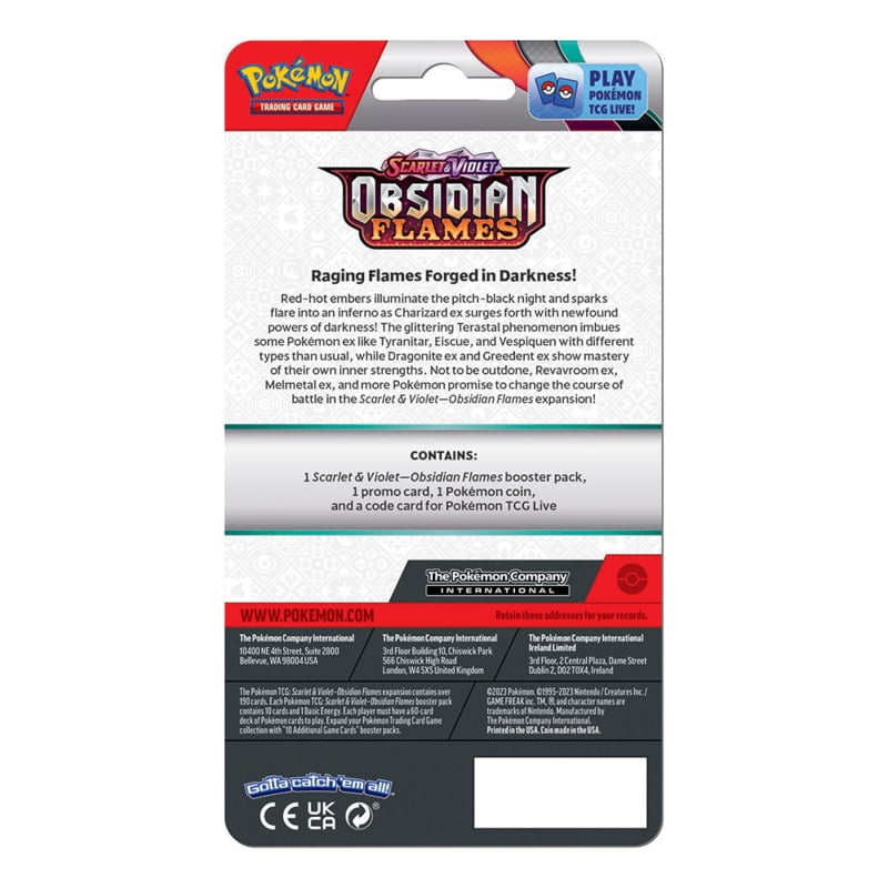 Obsidian Flames: Kingambit Premium Checklane Blister Obsidian Flames, Pokémon