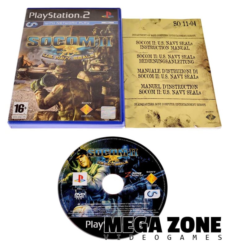 Socom Ii U S Navy Seals Sony Playstation 2 Software Megazone