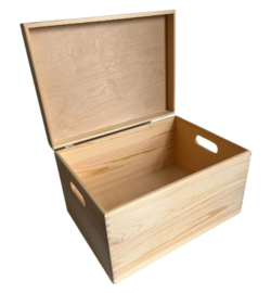 Houten opberg kist  40x23x30