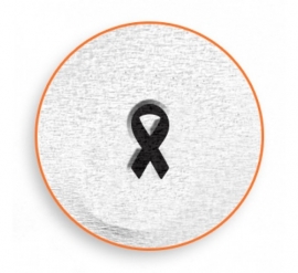 Breast Cancer Ribbon, 4mm