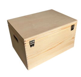 Houten opberg kist  40x23x30