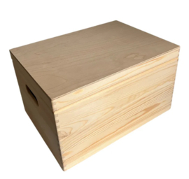 Houten opberg kist  40x23x30