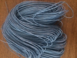 Waxkoord licht blauw 1mm