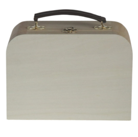 Houten koffertje 23 cm